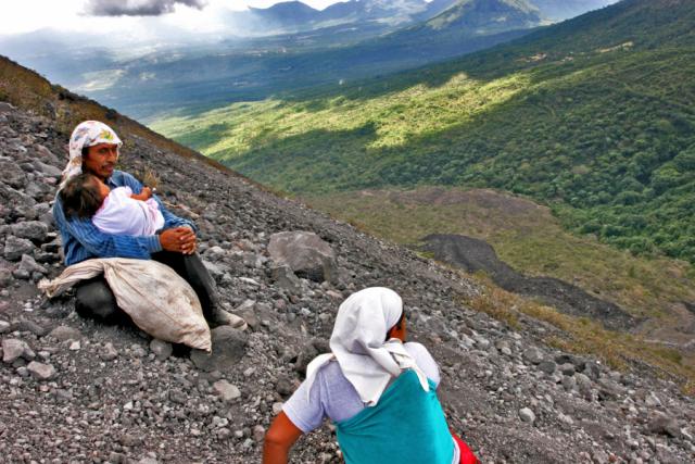 "Resting" — resting on the slopes of Volcano Izalco (San Salvador, El Salvador)