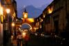 "Gate to Hell" — Arco de Santa Catalina, with Volcan de Agua in the background. Antigua, Guatemala