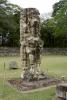 Stela 4, portraying Waxaklahun-Ubah-K'awil (18 Rabbit) as a ballplayer.